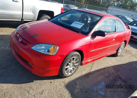 2001 Honda Civic Ex z USA, uszkodzony, nr VIN 1HGEM22961L032244